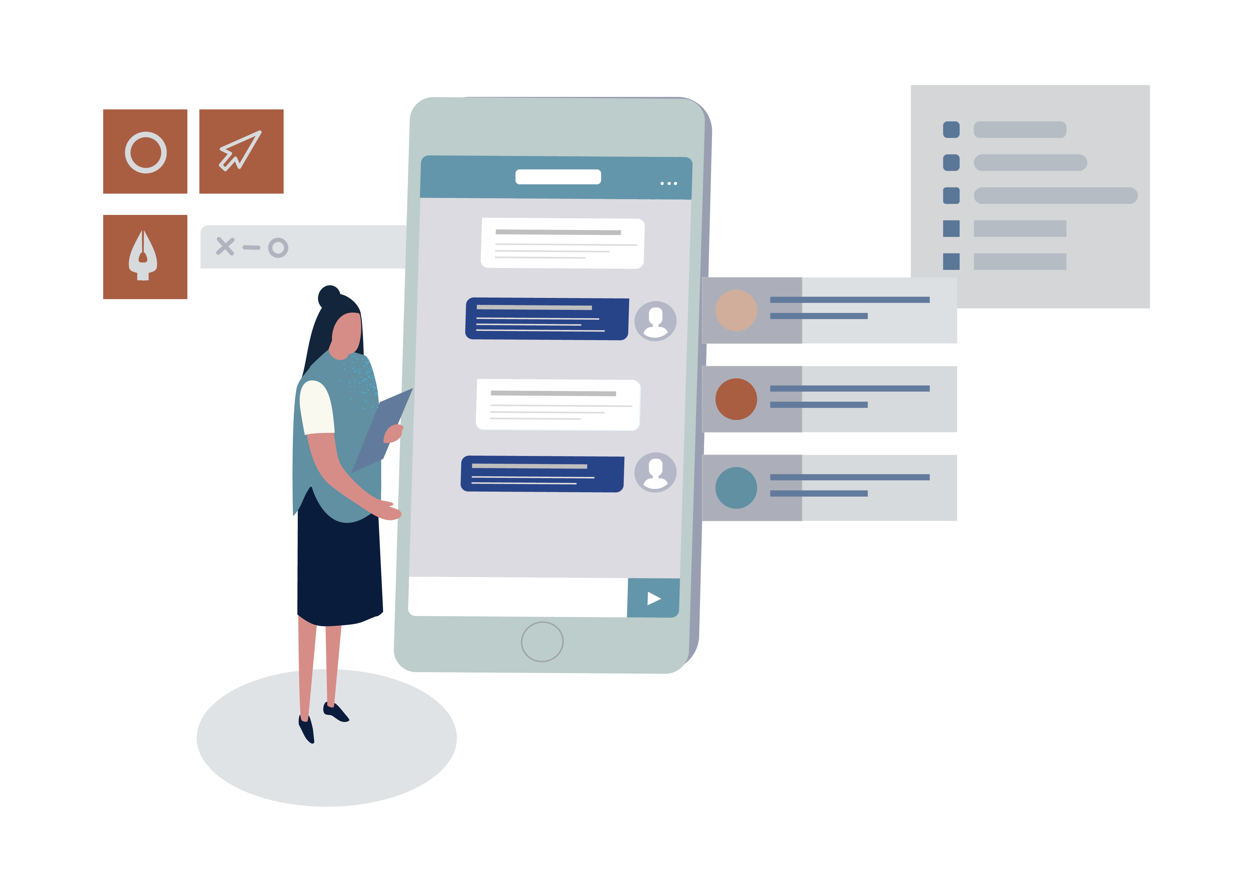 illustrations Document managment